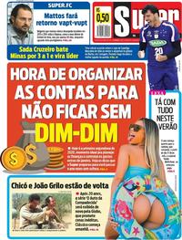 Capa do jornal Super Notícia 06/01/2020