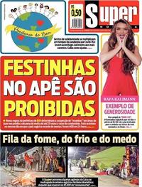 Capa do jornal Super Notícia 06/05/2020