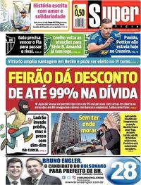 Capa do jornal Super Notícia 06/11/2020
