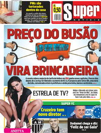 Capa do jornal Super Notícia 07/01/2020