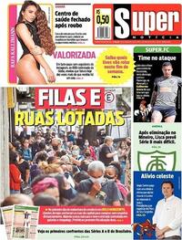 Capa do jornal Super Notícia 07/08/2020