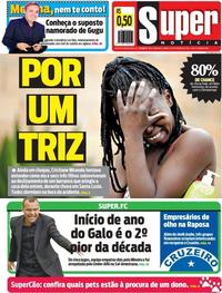 Capa do jornal Super Notícia 08/02/2020