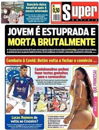 Capa do jornal Super Notícia 09/06/2020