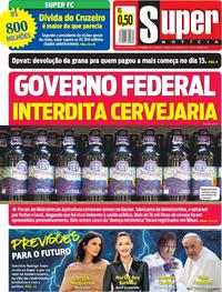 Capa do jornal Super Notícia 11/01/2020
