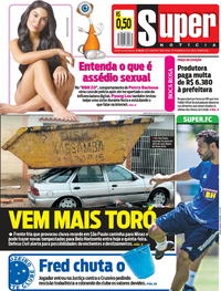 Capa do jornal Super Notícia 11/02/2020