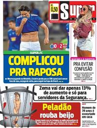 Capa do jornal Super Notícia 12/03/2020