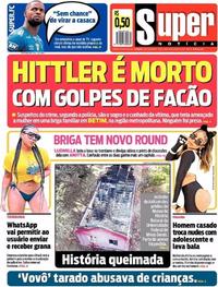 Capa do jornal Super Notícia 16/06/2020