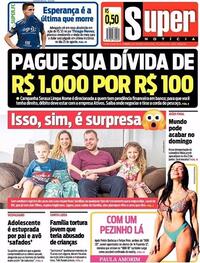 Capa do jornal Super Notícia 17/06/2020