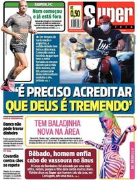 Capa do jornal Super Notícia 17/07/2020