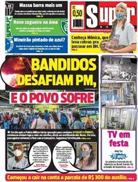 Capa do jornal Super Notícia 18/09/2020