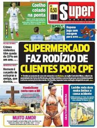 Capa do jornal Super Notícia 18/12/2020