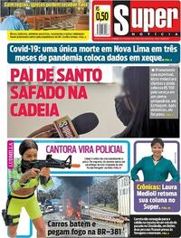 Capa do jornal Super Notícia 19/06/2020