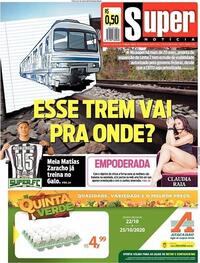 Capa do jornal Super Notícia 22/10/2020