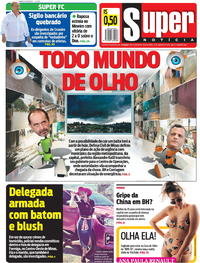 Capa do jornal Super Notícia 23/01/2020