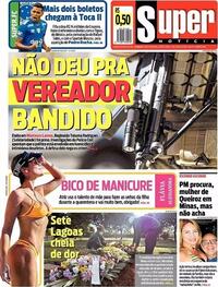 Capa do jornal Super Notícia 24/06/2020