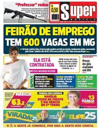 Capa do jornal Super Notícia 24/11/2020