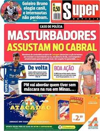 Capa do jornal Super Notícia 25/06/2020