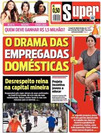Capa do jornal Super Notícia 27/04/2020
