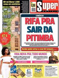 Capa do jornal Super Notícia 29/04/2020