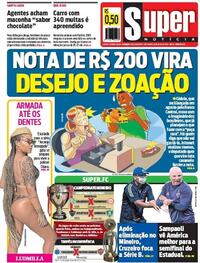 Capa do jornal Super Notícia 31/07/2020
