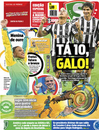 Capa do jornal Super Notícia 02/08/2021