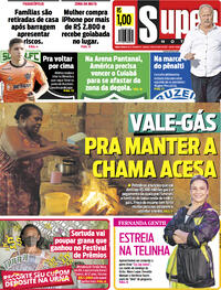 Capa do jornal Super Notícia 02/10/2021