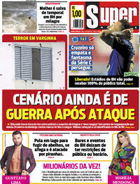 Capa do jornal Super Notícia 02/11/2021