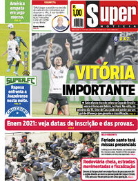Capa do jornal Super Notícia 03/06/2021