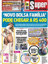Capa do jornal Super Notícia 03/08/2021