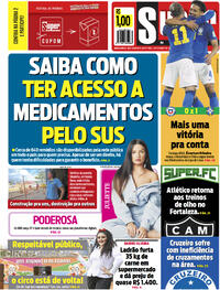 Capa do jornal Super Notícia 03/09/2021