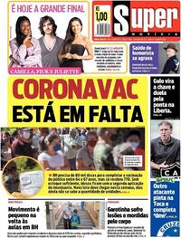 Capa do jornal Super Notícia 04/05/2021