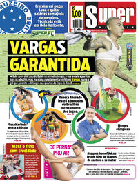 Capa do jornal Super Notícia 05/08/2021
