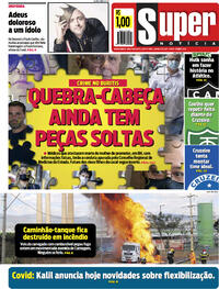 Capa do jornal Super Notícia 06/05/2021