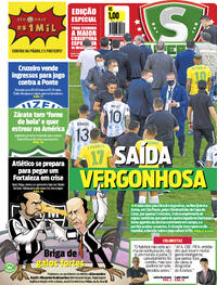 Capa do jornal Super Notícia 06/09/2021