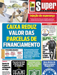 Capa do jornal Super Notícia 08/06/2021