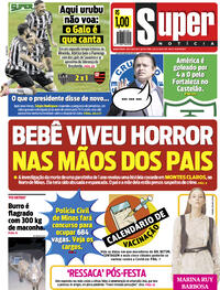 Capa do jornal Super Notícia 08/07/2021