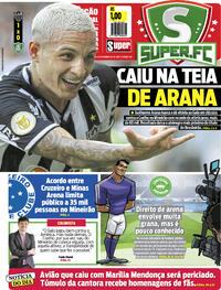 Capa do jornal Super Notícia 08/11/2021