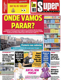 Capa do jornal Super Notícia 09/09/2021