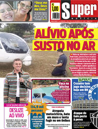Capa do jornal Super Notícia 09/11/2021