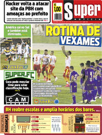 Capa do jornal Super Notícia 10/06/2021