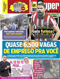 Capa do jornal Super Notícia 10/08/2021