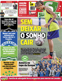 Capa do jornal Super Notícia 12/07/2021