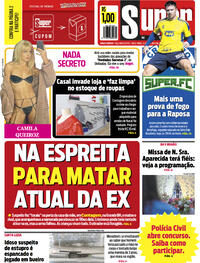 Capa do jornal Super Notícia 12/10/2021