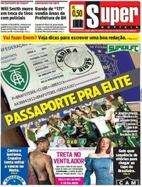 Capa do jornal Super Notícia 13/01/2021