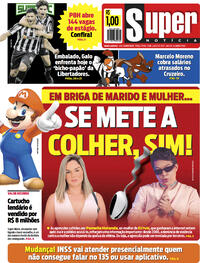 Capa do jornal Super Notícia 13/07/2021