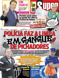 Capa do jornal Super Notícia 14/08/2021
