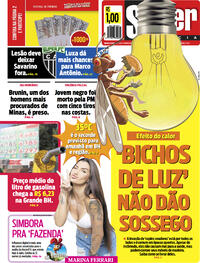 Capa do jornal Super Notícia 14/09/2021