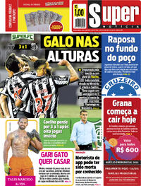 Capa do jornal Super Notícia 14/10/2021