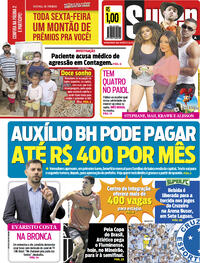 Capa do jornal Super Notícia 15/09/2021