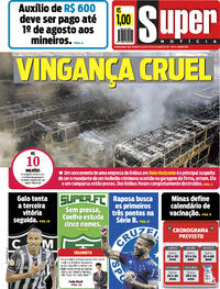 Capa do jornal Super Notícia 16/06/2021
